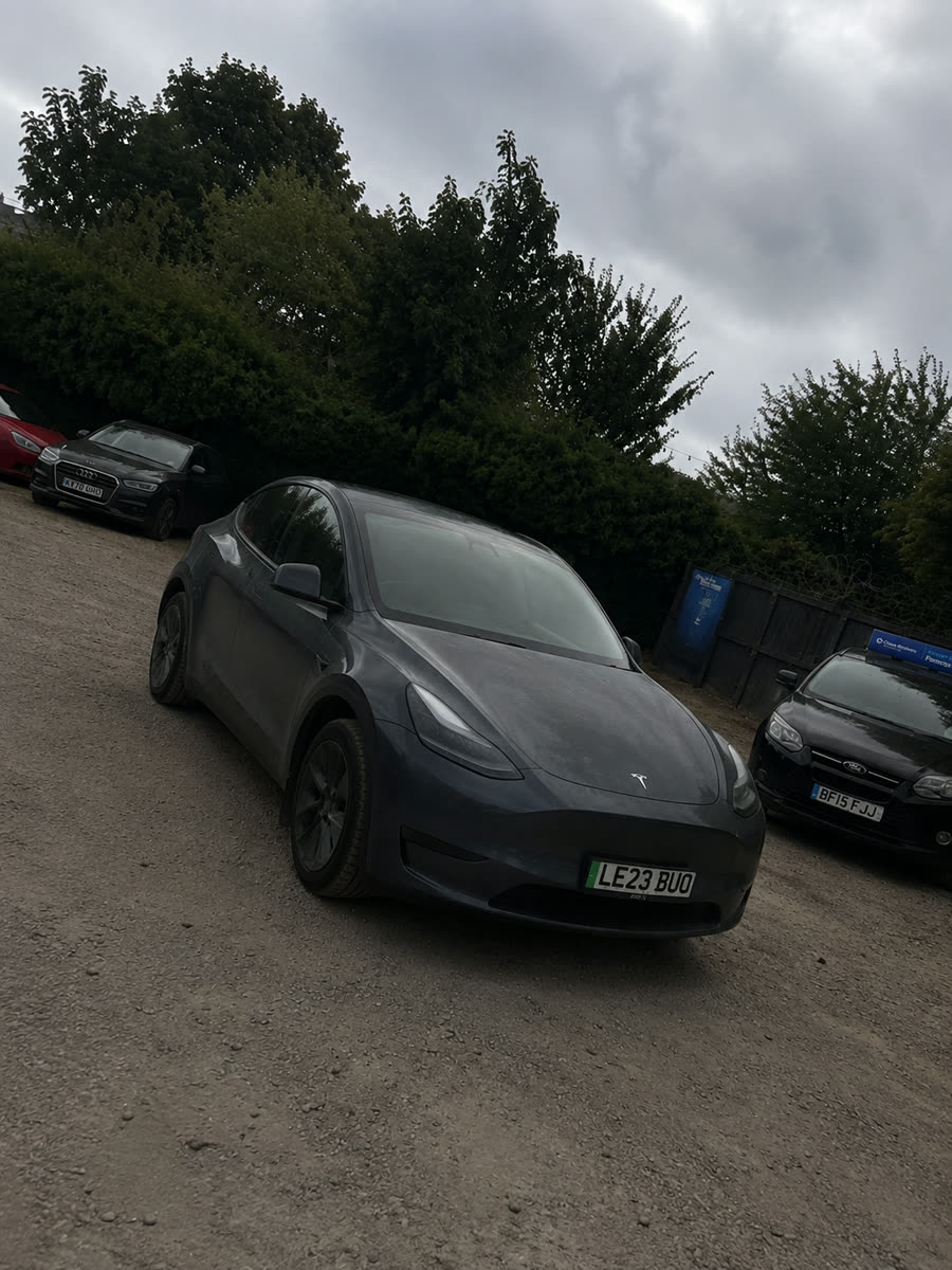 Original photograph of a Tesla Model Y